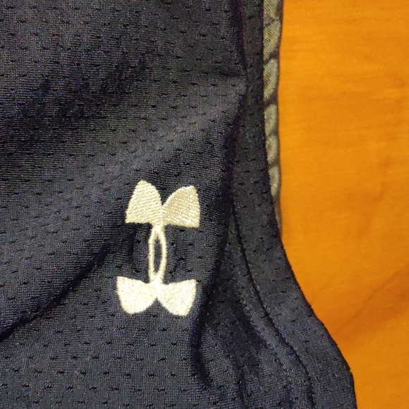 ✨Under Armor men's size medium blue mesh basketball shorts - Picture 2 of 4